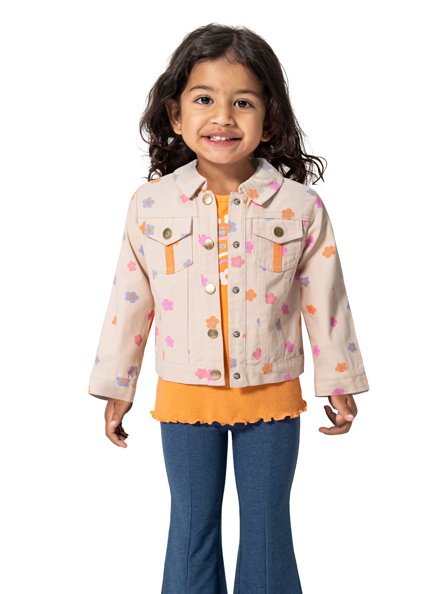 Little Lass Toddler Girl Jacket, Tee, and Pant 3-Piece Set, Sizes 2T-4T